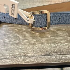 NWT Michael Kors Blue Belt